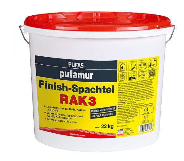 Pufas Finish Spachtel RAK 3