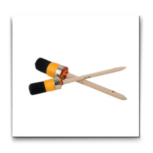 Import Ringpinsel gelbband schwarze Borste