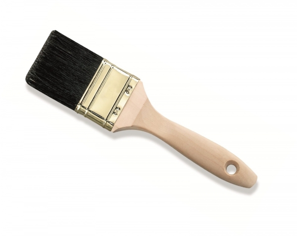 PM Flachpinsel extra stark schwarze Borste ( Made in Germany )